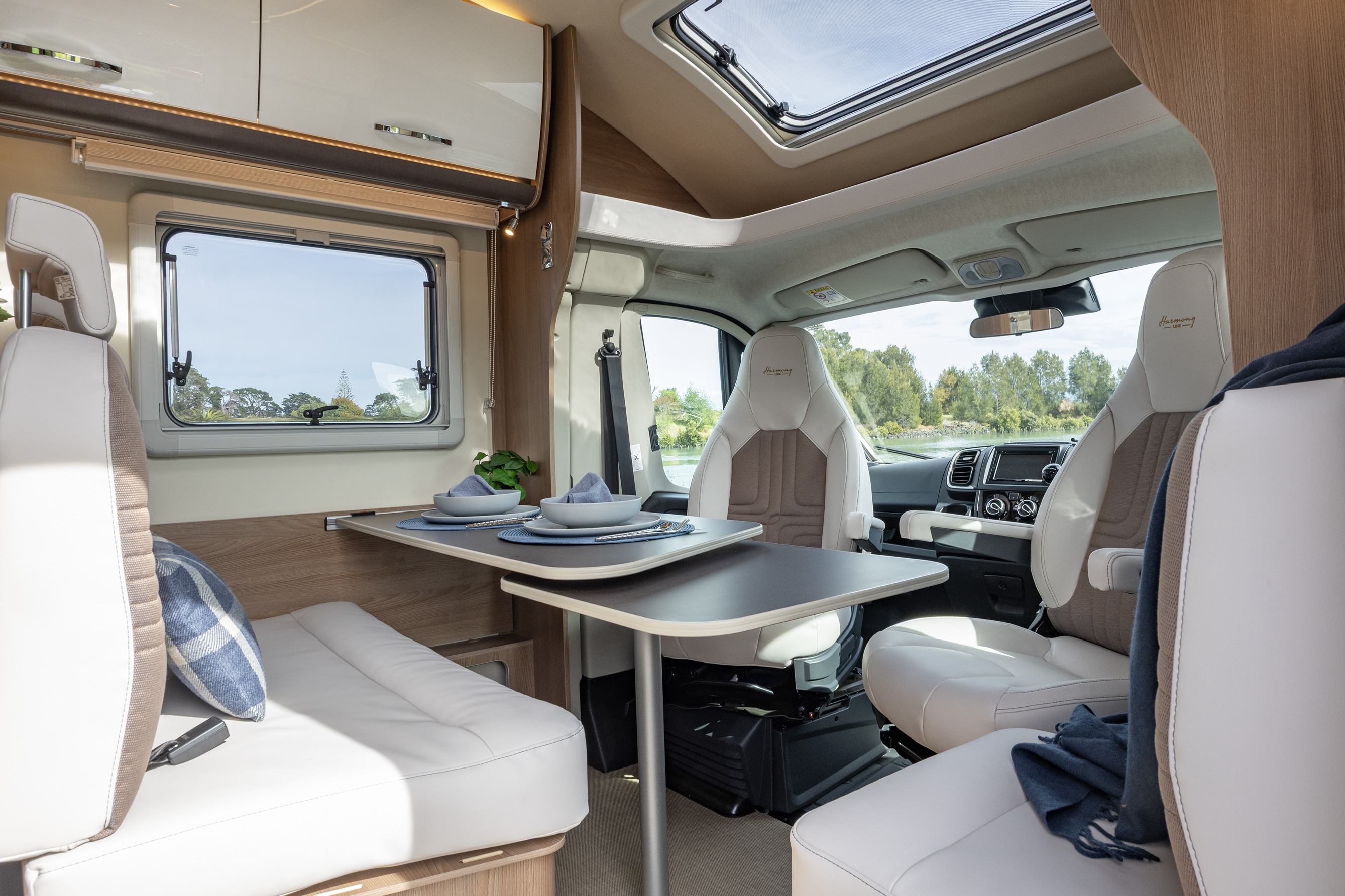 Wilderness 2025 Lyseo TD690G motorhome interior single bed setup