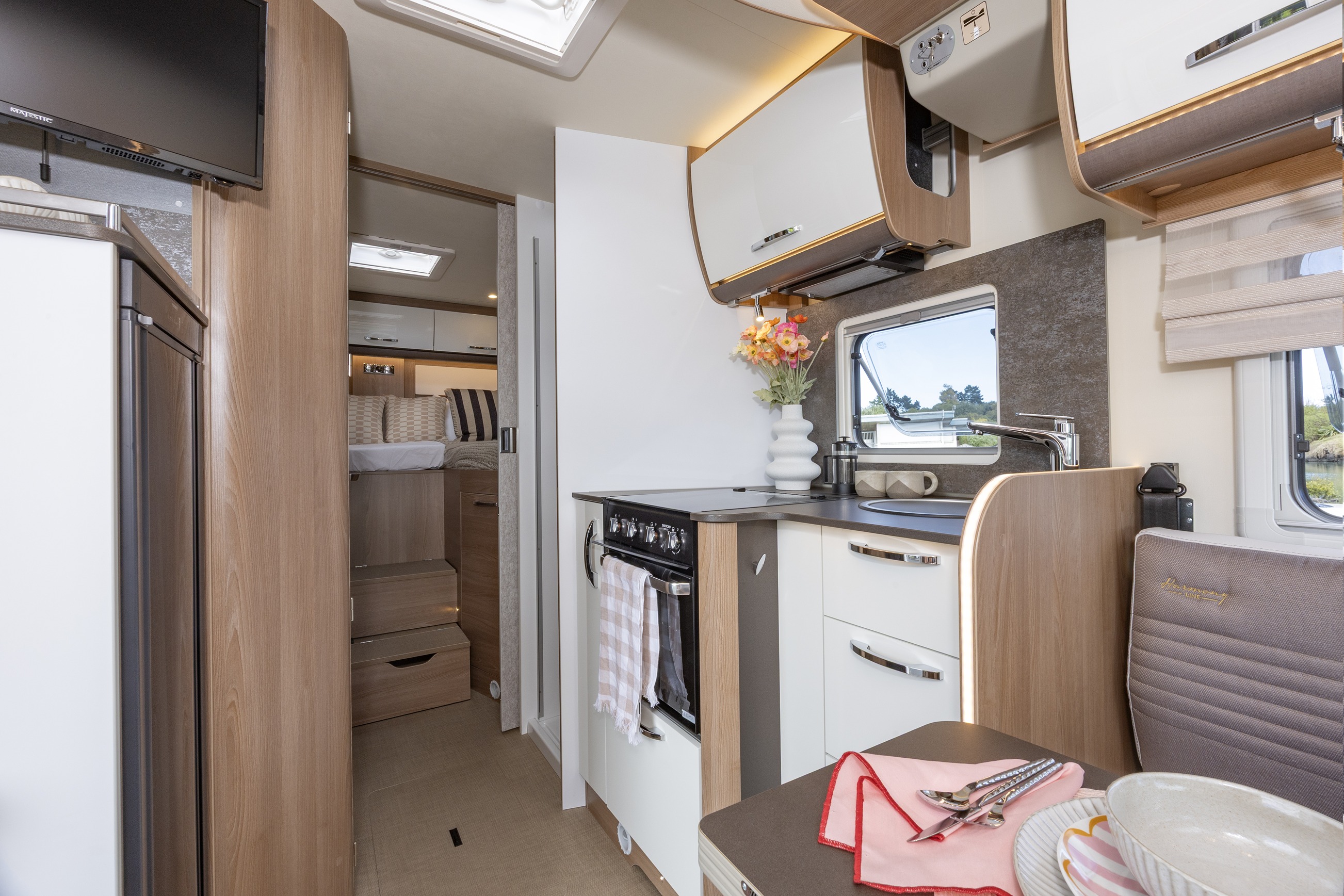 Wilderness 2025 Lyseo TD727 motorhome interior kitchen