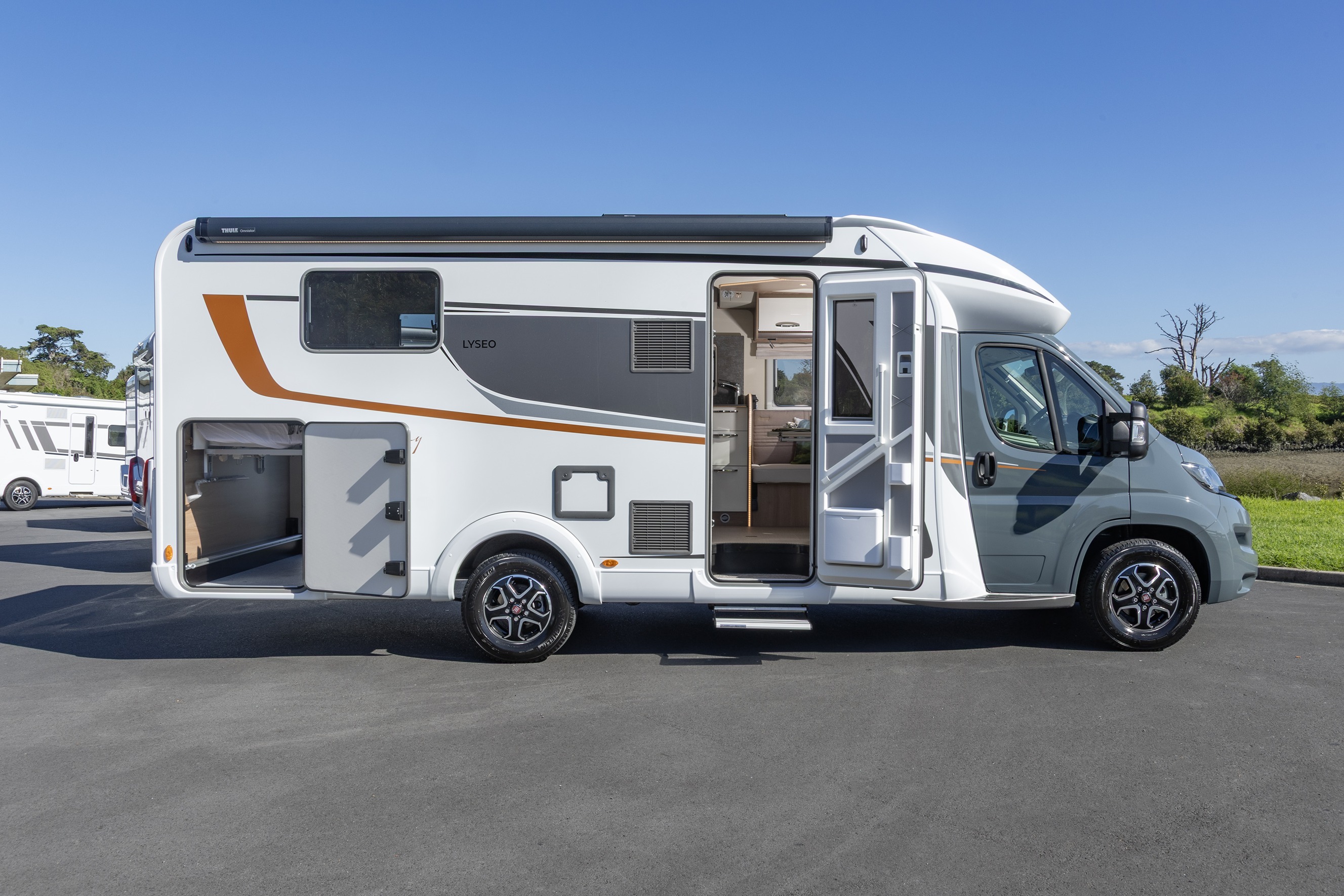 2025 Burstner TD736 - Exterior doors open