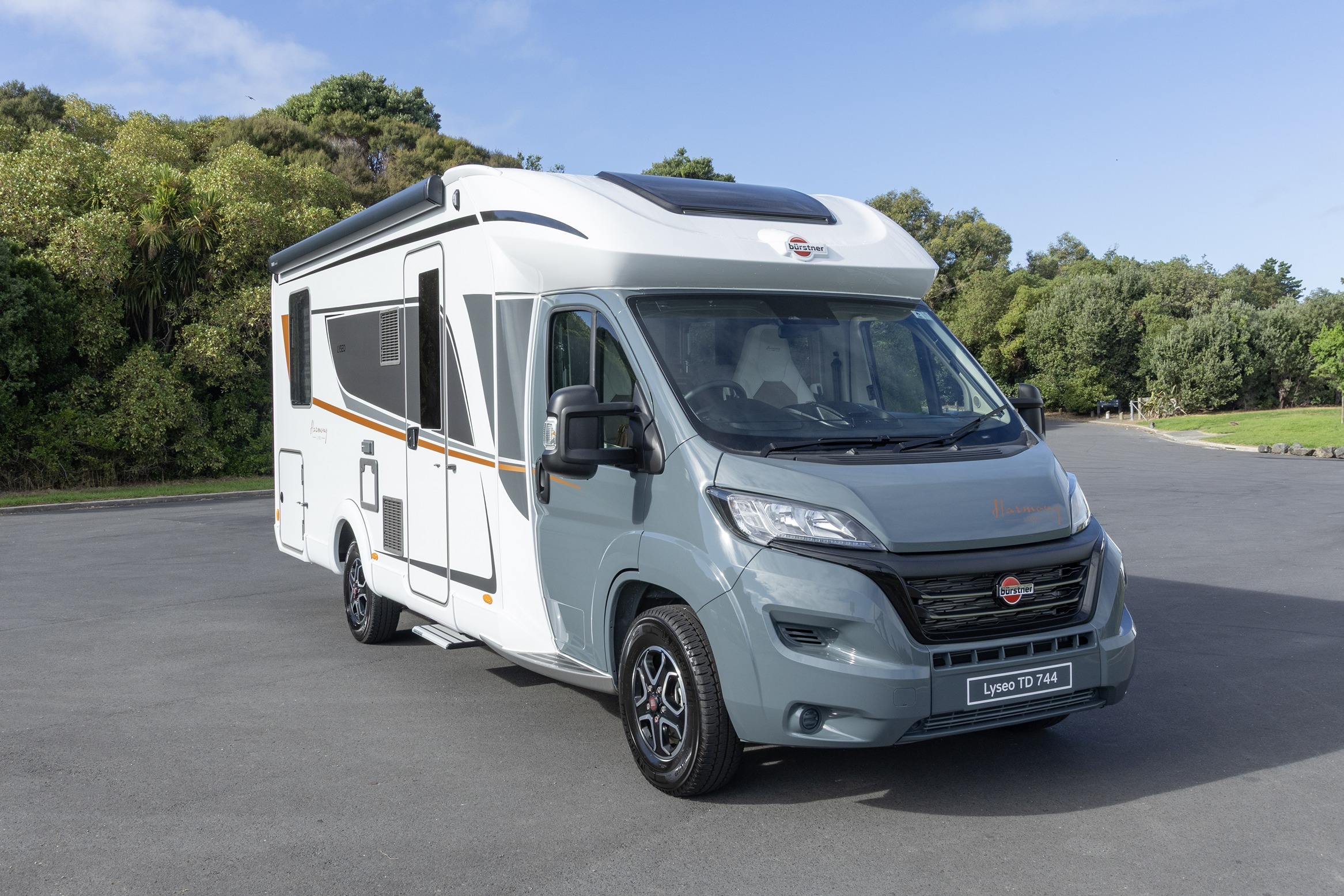 Wilderness 2025 Lyseo TD744 motorhome exterior front left