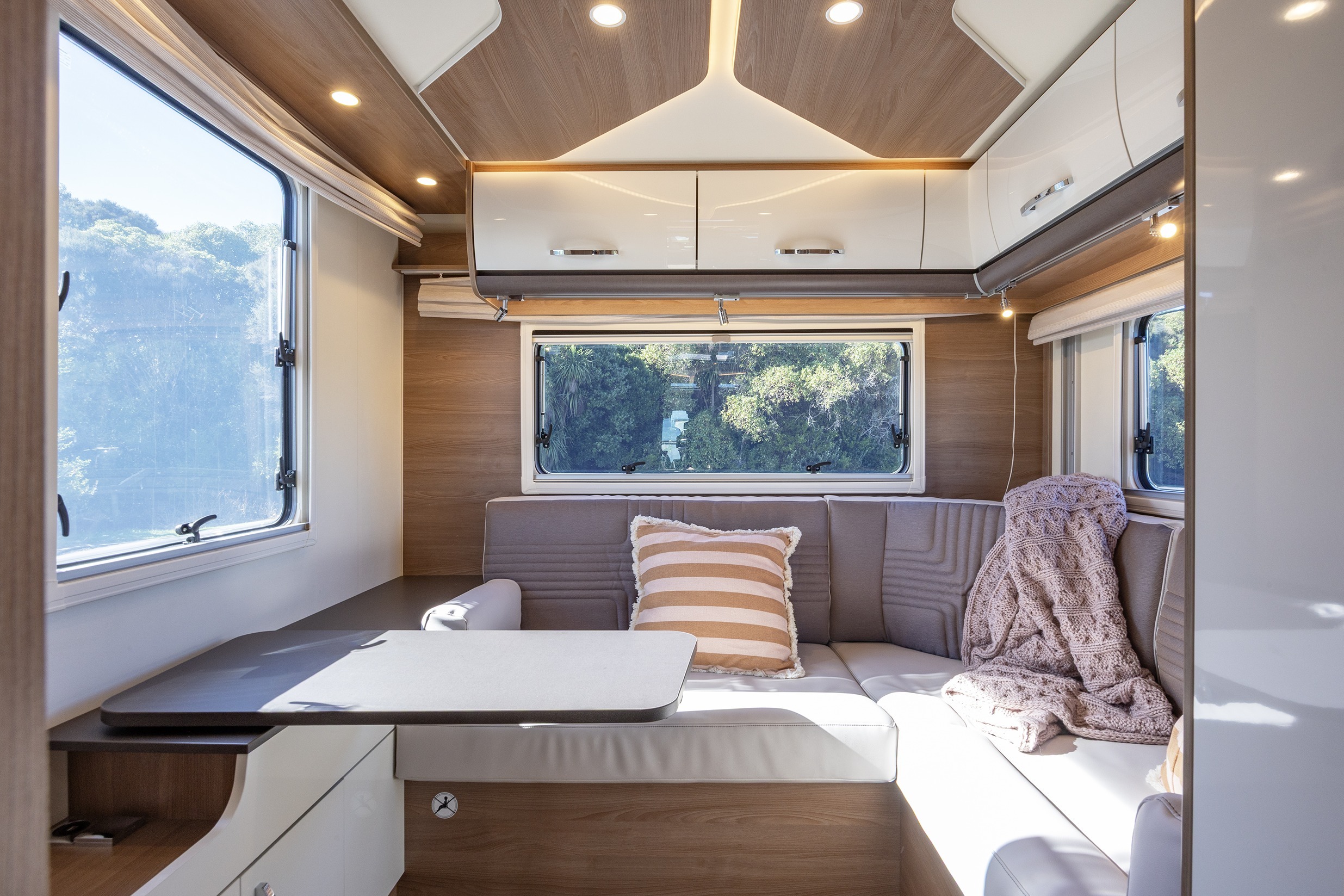 Wilderness 2025 Lyseo TD744 motorhome interior lounge rear
