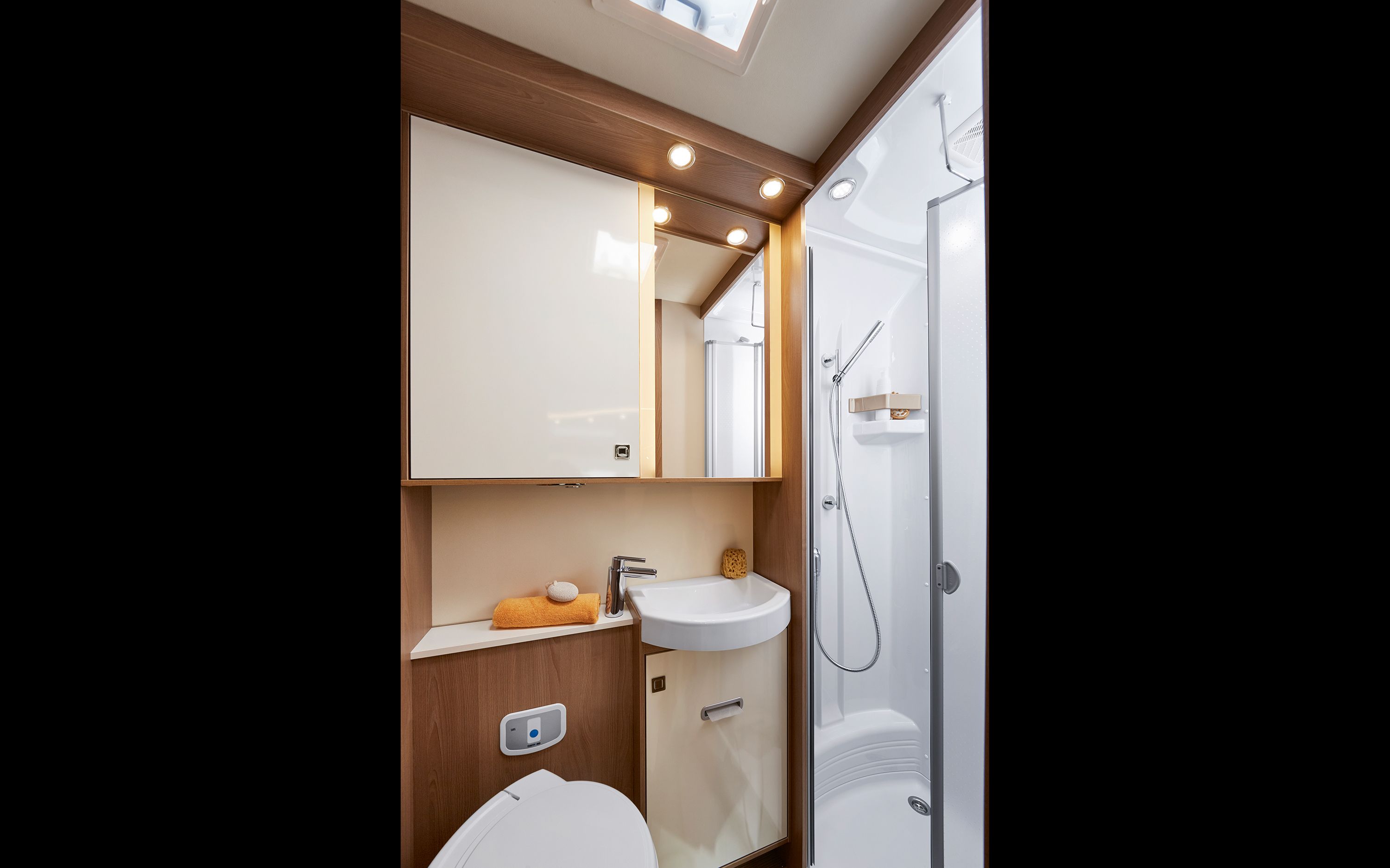 Wilderness 2021 Lyseo TD590 motorhome interior bathroom