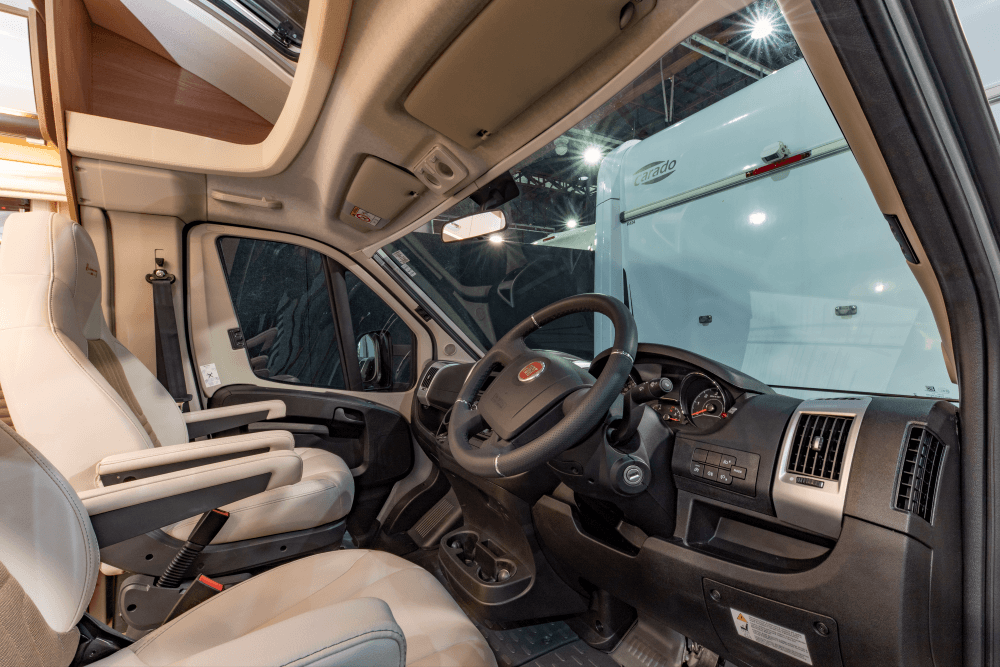 Wilderness 2021 Lyseo TD727 motorhome interior cab