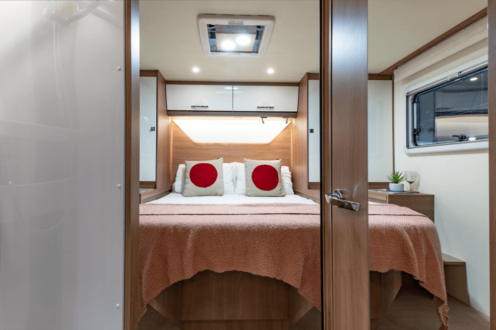 Wilderness 2022 Lyseo TD736 motorhome interior bedroom