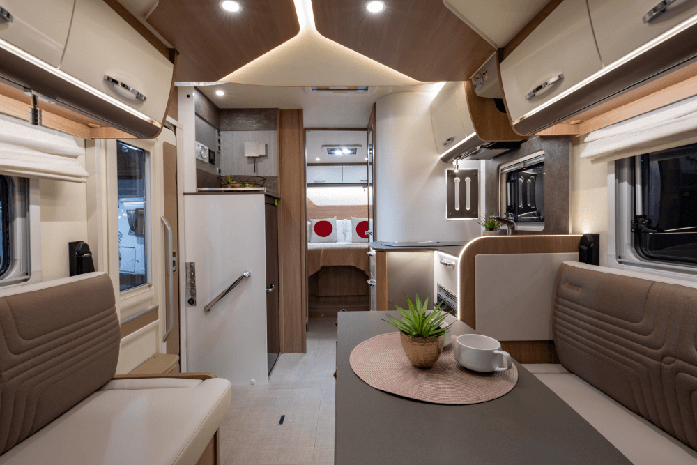 Wilderness 2022 Lyseo TD736 motorhome interior lounge