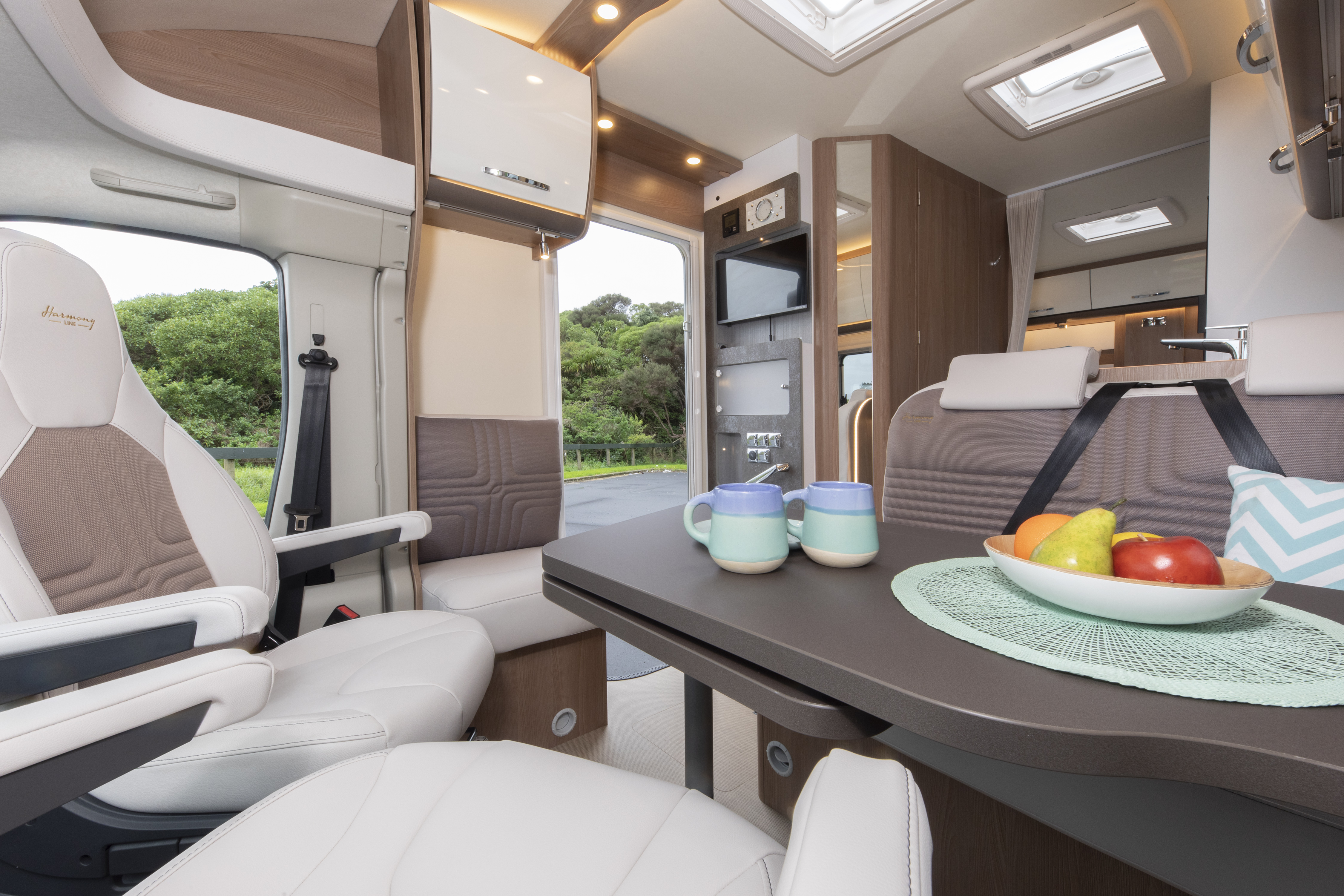 Wilderness 2023 Lyseo TD690G motorhome interior dining