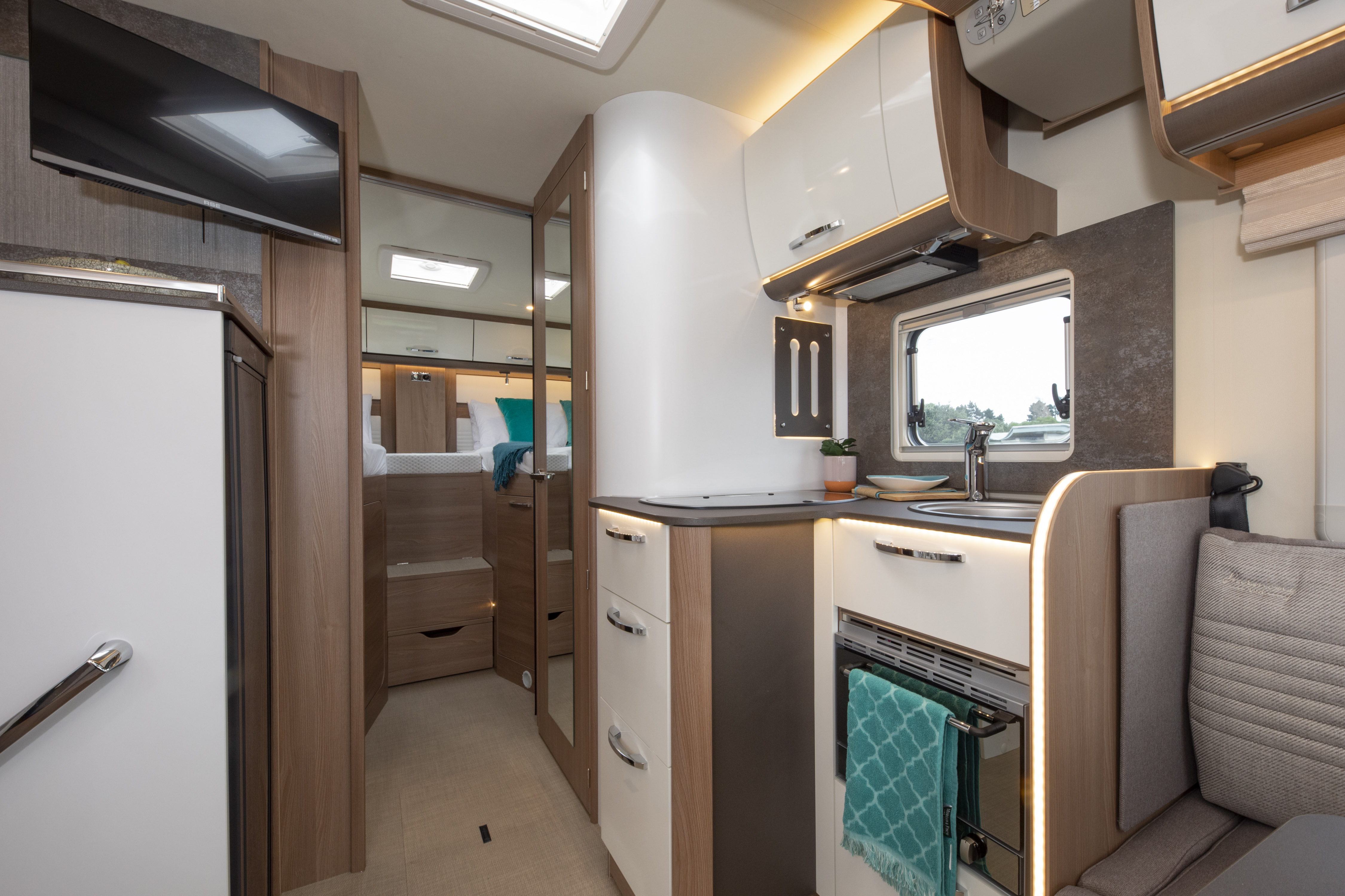 Wilderness 2022 Lyseo TD727 motorhome interior kitchen