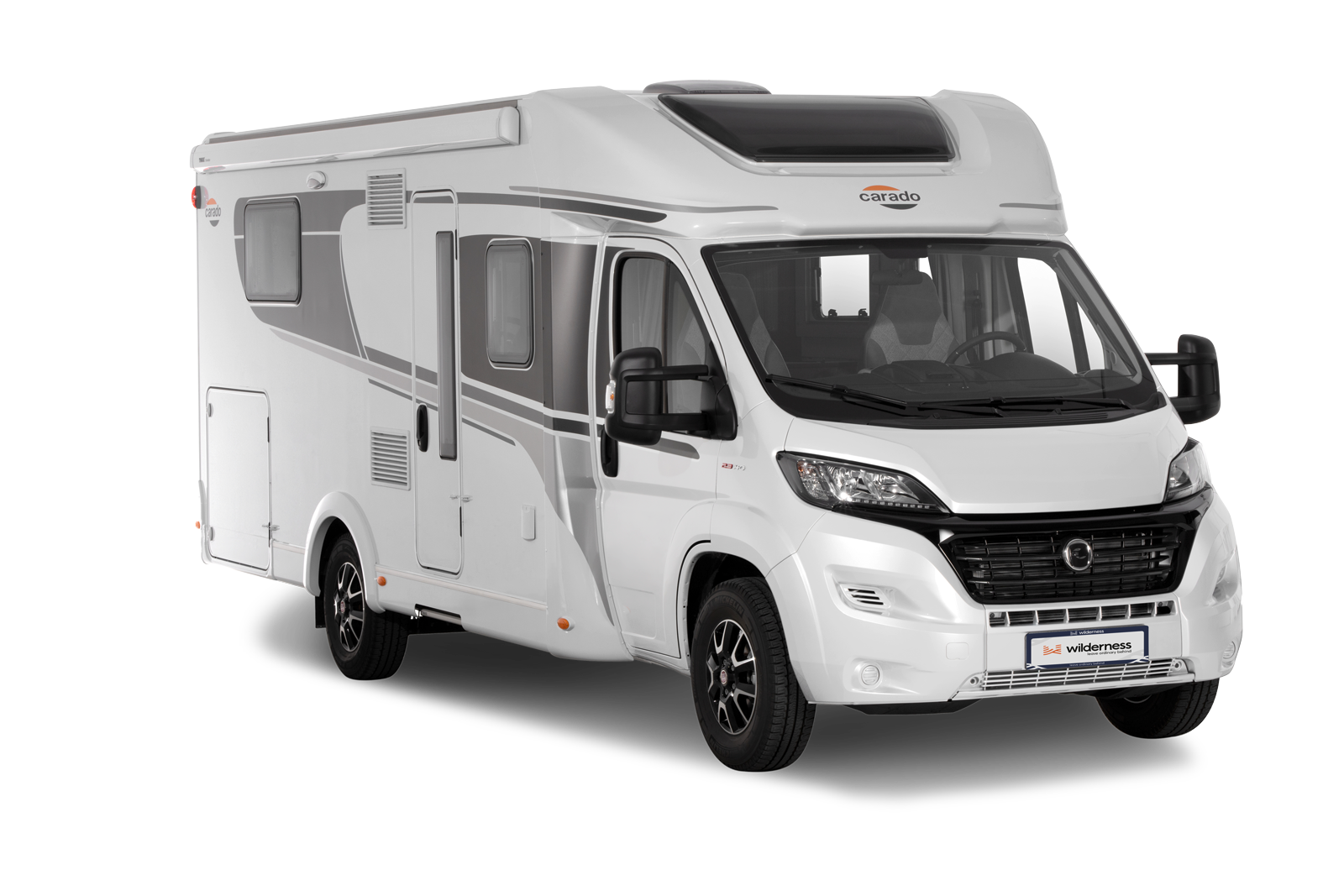 Wilderness 2022 Carado T459 motorhome interior clear cut side front view