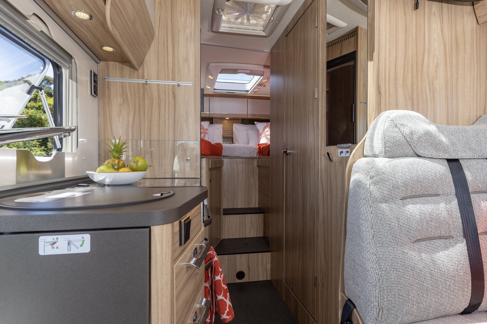 Wilderness 2023 Hymer ML-T-580 motorhome interior entry