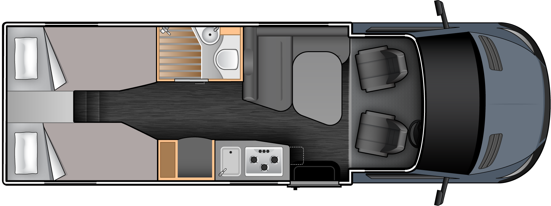 HYMER 4x4 NZ | ML-T CrossOver 4x4 Motorhome NZ | Wilderness - Interior #1