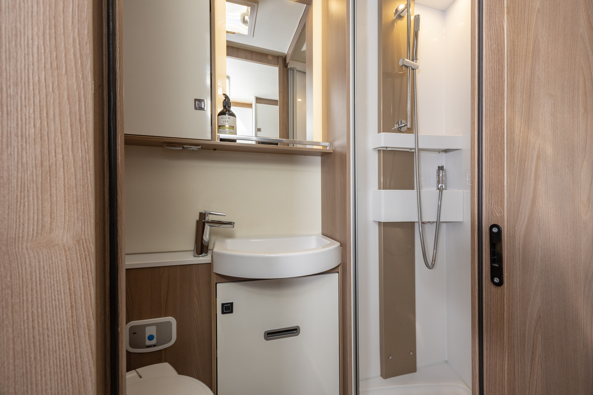 Wilderness Lyseo TD744 motorhome interior bathroom