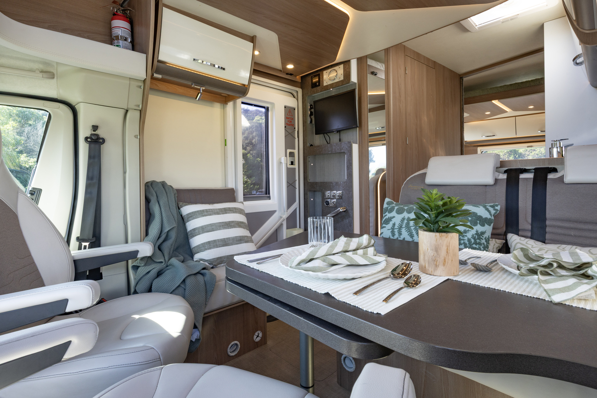 Wilderness Lyseo TD744 motorhome interior living