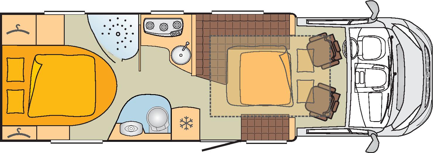 Burstner IT734 | Ixeo I 744 Motorhome For Sale | SmartRV - Interior #1