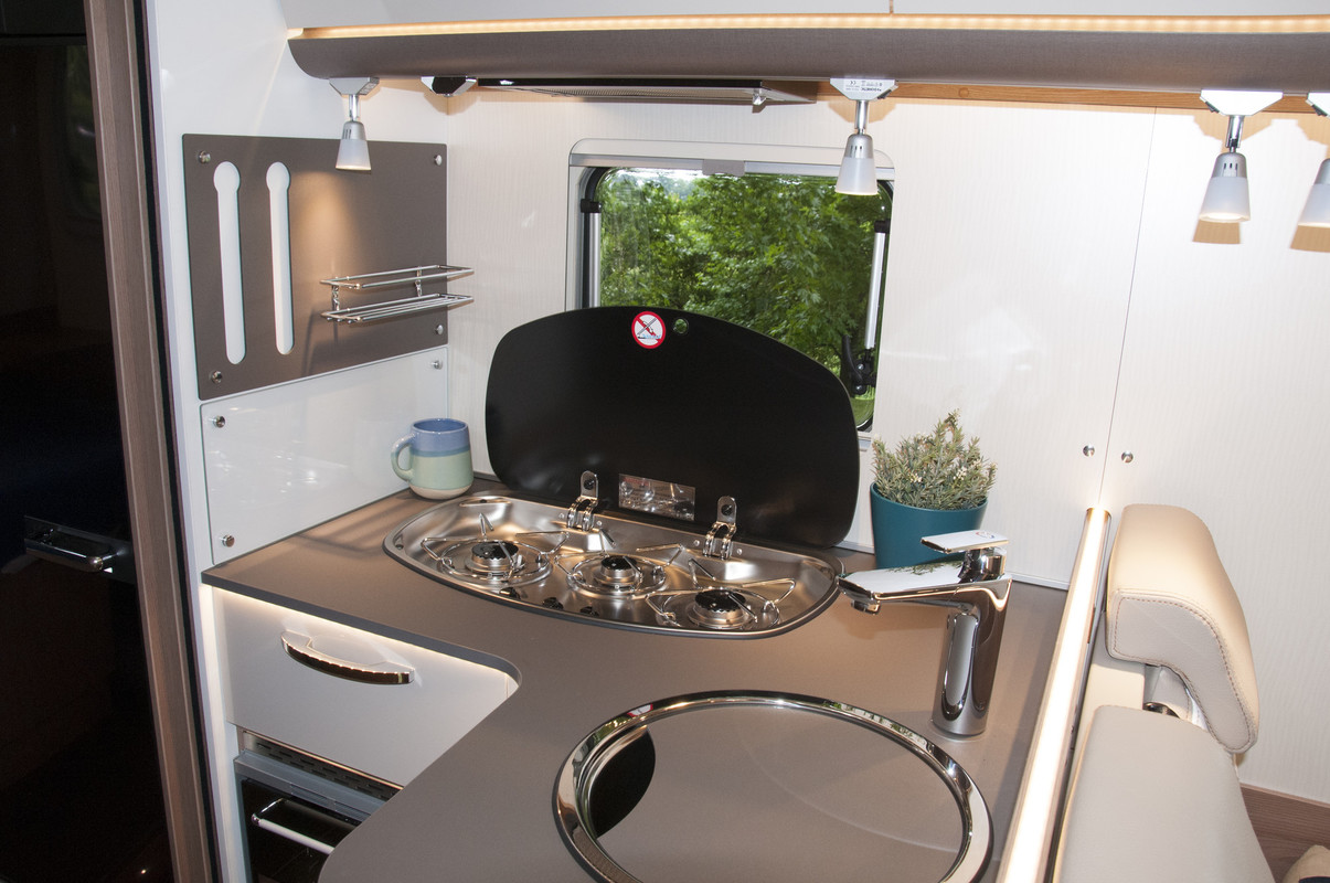 Wilderness 2019 Lyseo T734 motorhome interior kitchen