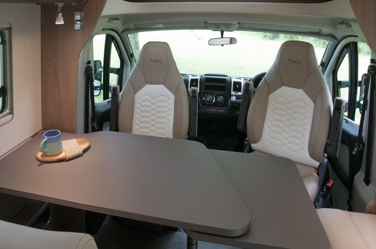 Wilderness 2019 Lyseo T734 motorhome interior table
