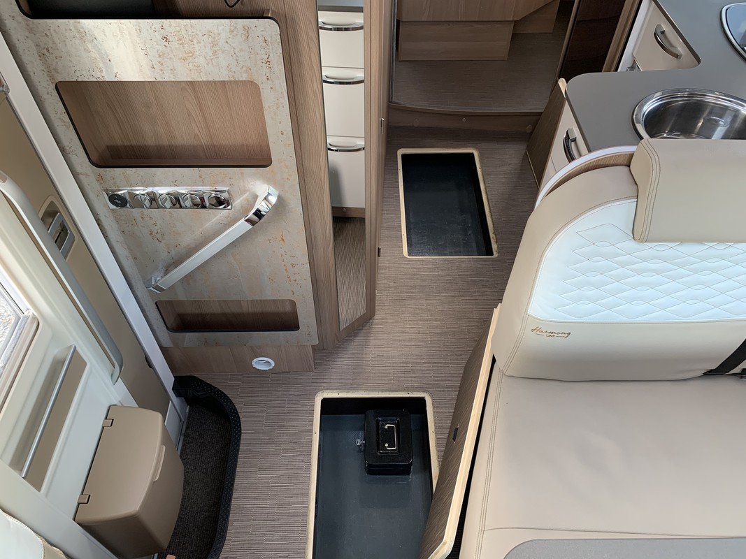 Wilderness 2019 Lyseo T734 motorhome interior storage