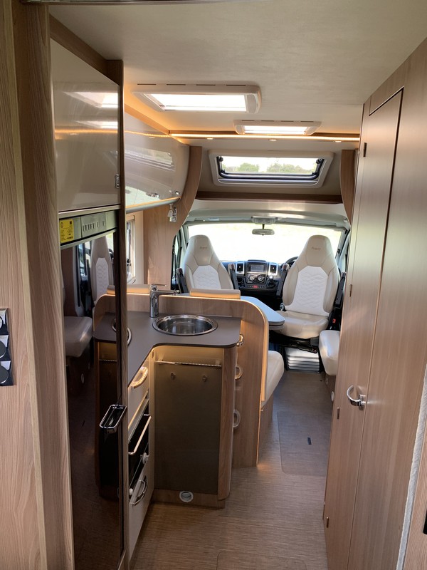 Wilderness 2019 Lyseo T734 motorhome interior look through