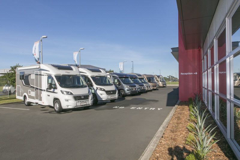 SmartRV Auckland motorhome sales centre