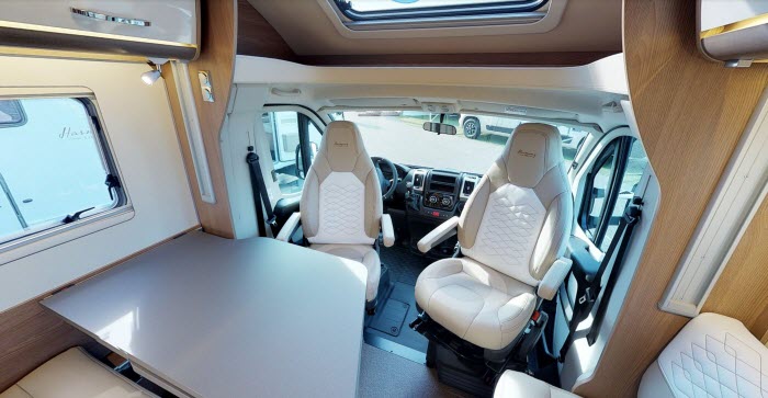 Spacious living and comfort on the road in the Burstner Lyseo IT745