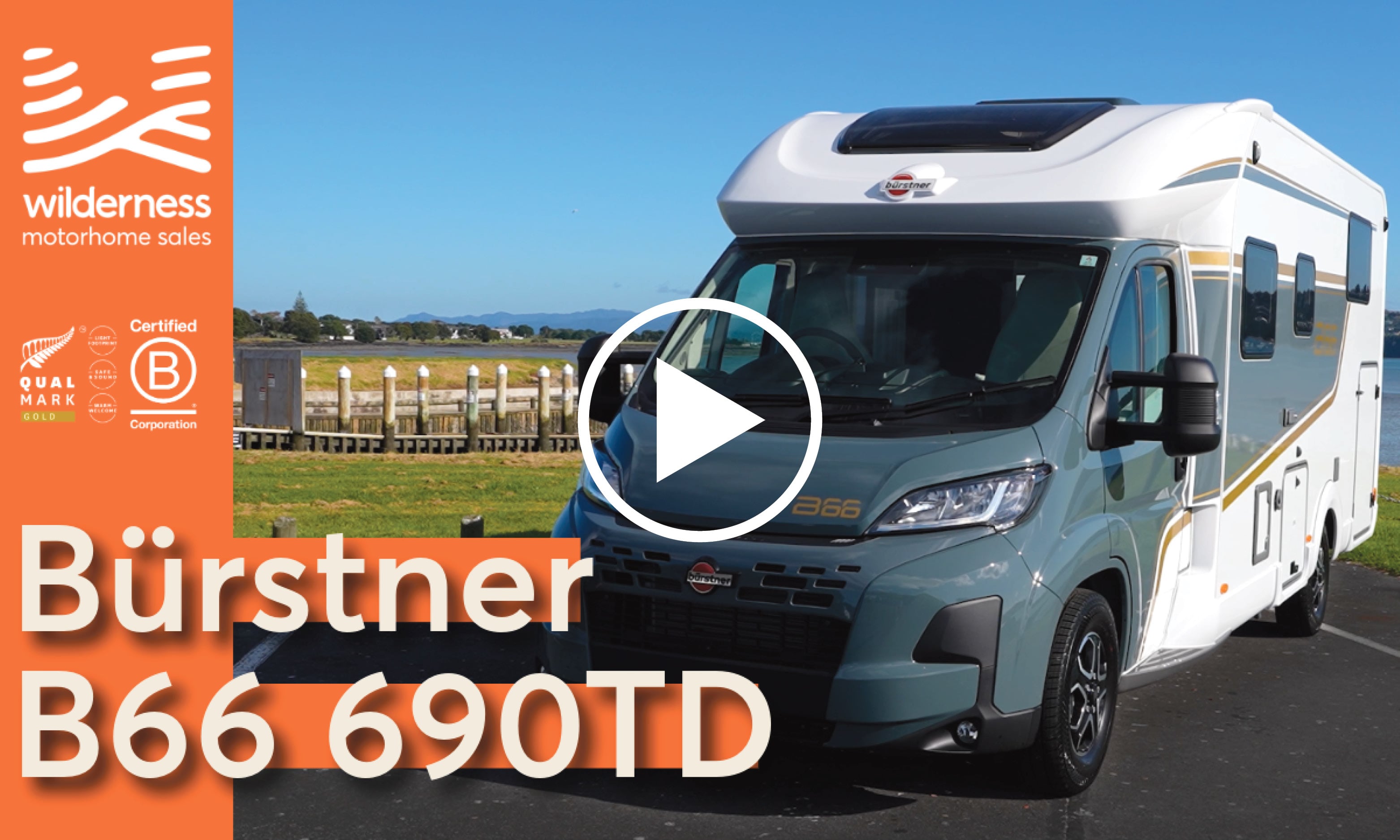 Burstner B66 690 TD 2026 | Wilderness Motorhomes for Sale New Zealand Video