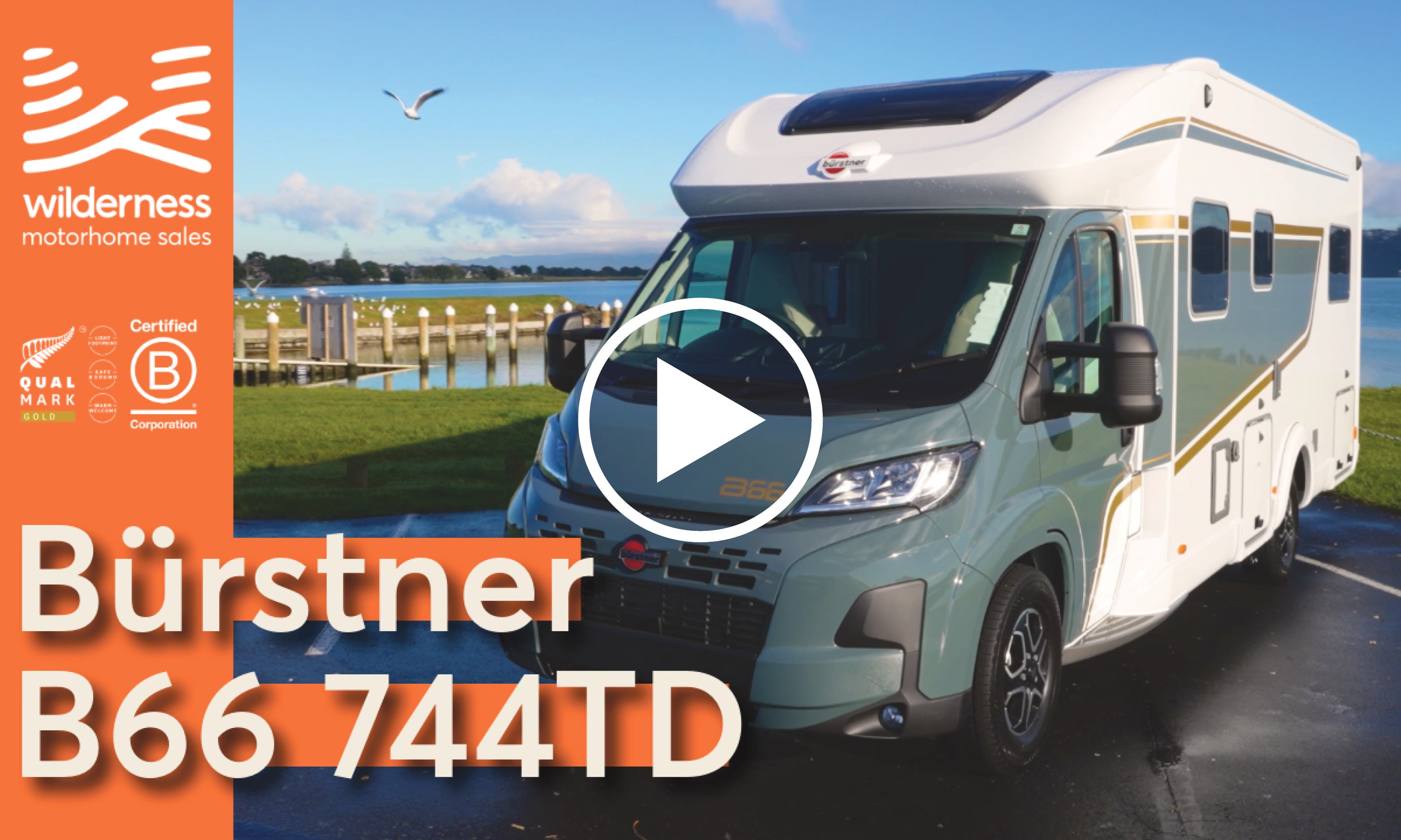 Burstner B66 744 TD 2026 | Wilderness Motorhomes for Sale New Zealand Video